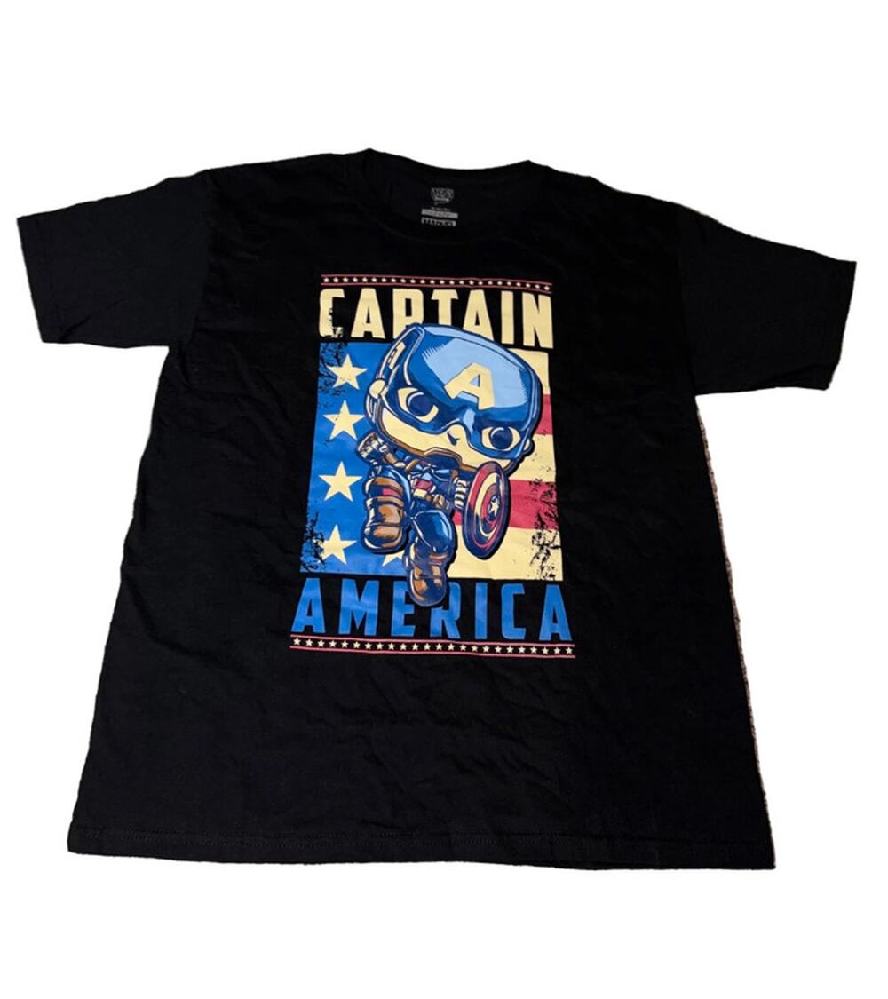 Funko Pop Tees Marvel Avengers Endgame Captain America Shirt Women NWOT Medium M